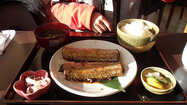 煮魚定食(税込み 1,080円)